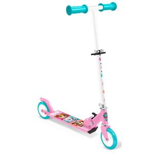 Trotineta pliabila Stamp Paw Patrol Pink cu 2 roti, ghidon reglabil, platforma antiderapanta imagine