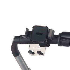 Suport telefon potrivit pentru carucior Jane, universal, reglabil, cu buton de blocare Black imagine