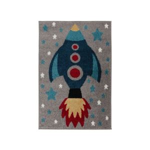 Covor Play Days Rocket Multi 80x120 cm, 100% polipropilena, multicolor imagine
