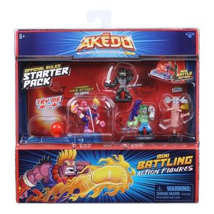 Set 3 figurine cu accesorii, Akedo, Starter Pack S1, 14232 imagine