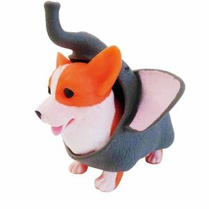 Mini figurina, Dress Your Puppy, Corgi in costum de elefant, S1 imagine