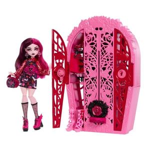 Papusa Draculara cu accesorii, Monster High, Secret Garden Misteries, HYT72 imagine