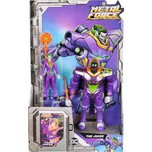 Set figurina cu armura, Dc Universe, The Joker Metal Force, 15 cm, 6071724 imagine
