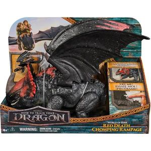 Figurina dragon, DreamWorks Dragons, Red Death Chomping Ramoage, 6072650 imagine