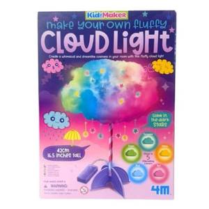 Set creativ, Lampa nor pufoasa DIY, 4M, KidzMaker imagine