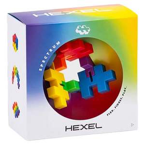 Jucarie fidget creativa, Plus-Plus, Hexel Spectrum imagine