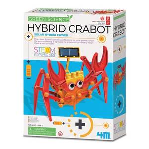 Kit constructie crab robot hibrid, 4M, Stiinta verde imagine