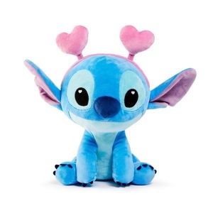 Jucarie de plus, Disney Stitch cu inimioare, 25 cm imagine