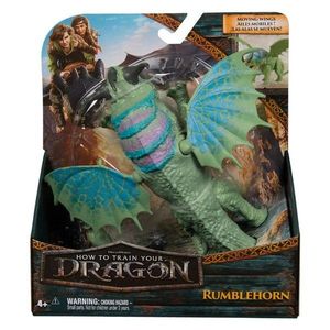 Mini figurina dragon, DreamWorks Dragons, Rumblehorn, 20153911 imagine