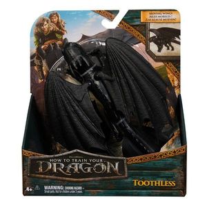 Mini figurina dragon, DreamWorks Dragons, Toothless, 20153913 imagine