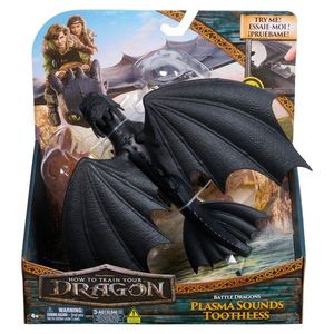 Figurina cu sunete, DreamWorks Dragons, Plasma Sounds Toothless, 20151289 imagine