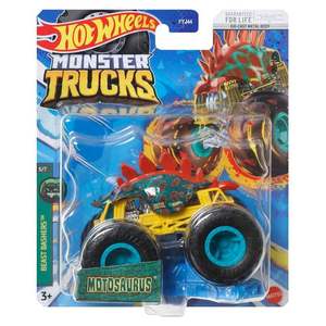 Masinuta Hot Wheels, Monster Truck, Arabalar Motosaurus, HNW21 imagine
