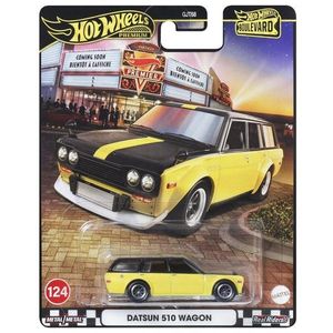 Masinuta din metal, Hot Wheels, Boulevard, Datsun 510 Wagon, JBL21 imagine