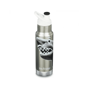 Termos ingust cu capac Sport Kid Classic Klean Kanteen Mr Shark 355 ml imagine