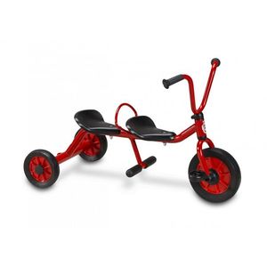 Tricicleta du doua locuri Taxi Rosu Mini Viking imagine