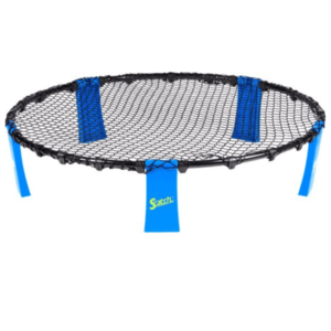 Joc cu mingea Scatch game Spiderball include plasa rotunda cu baza, minge gonflabila, pompa i o geanta practica de transport imagine