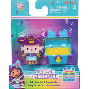 Set joaca - Gabby's Dollhouse - Pisicuta Bebe cutiuta si cufarul cu comori | Spin Master imagine