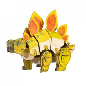 Puzzle 3D 60 piese - Build 'n' Sound - Stegosaurus | MierEdu imagine