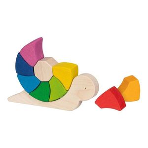 Set de constructie 10 piese - Melcul Paulina - Multicolor | Goki imagine