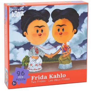 Puzzle 96 piese - Museum Kidz - Two Fridas | Today is art day imagine
