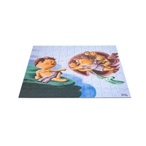Puzzle 96 piese - Museum Kidz - Michelangelo - Nasterea lui Adam | Today is art day imagine
