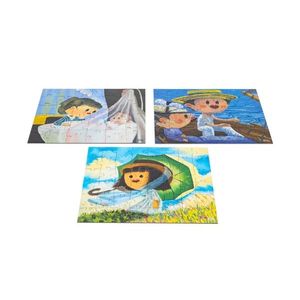 Puzzle 140 piese 3 in 1 - Museum Kidz - Impressionism | Today is art day imagine