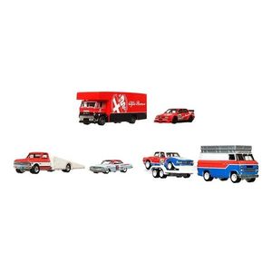 Set masinute metalice cu transportator | Mattel imagine