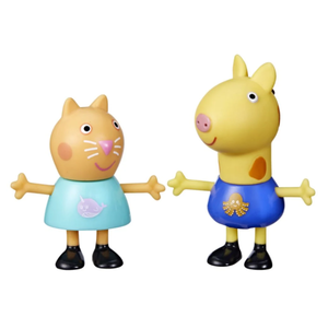 Set 2 figurine - Peppa Pig: Candy Cat & Gerald Giraffe | Hasbro imagine