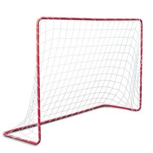Poarta fotbal pentru copii, Ikonka, constructie robusta din otel galvanizat, dimensiune 183 x 122 x 61 cm imagine