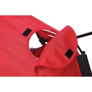 Carucior pentru copii Buf Boof sport S120 rosu cu spatar reglabil imagine