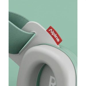 Casti antifonice pentru bebelusi si copii pana la 4 ani ofera protectie auditiva ALPINE Muffy Baby Sage Green ALP29734 imagine