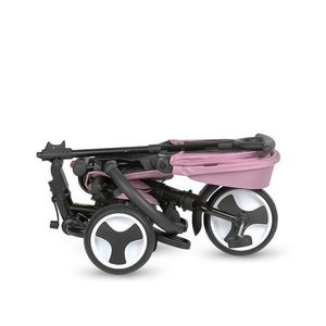 Tricicleta ultrapliabila Coccolle Spectra Plus Premium Line, Scaun reversibil, Copertina XXL, Cos accesorii, 2 seturi suport picioruse, Sistem roata libera, Roti cauciuc EVA, Orchid Violet imagine