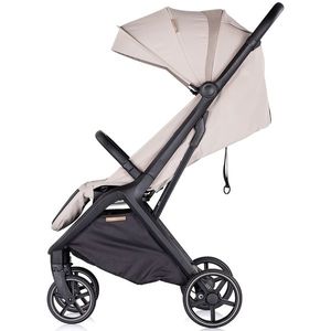 Carucior pentru copii Chipolino Diamond tiramisu, Cadru aluminiu, Spatar reglabil, suport picioare reglabil, Suspensii, greutate suportata 22 kg imagine