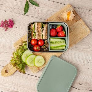 Cutie de pranz pentru alimente din inox Reer Lunchbox imagine