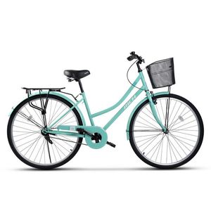 Bicicleta City Rich Dunarea R2892A Turcoaz, roti 28 inch, inaltime utilizator 165-195 cm, greutate suportata 120 kg imagine