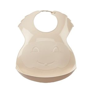 Baveta Thermobaby din plastic moale Sandy Brown imagine