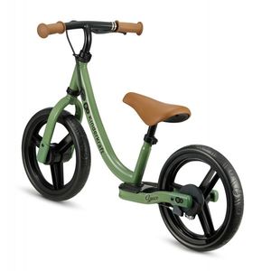 Bicicleta pentru copii Kinderkraft Space Light Green fara pedale, cu suport picioare, frana de mana, greutate admisa 35 kg imagine