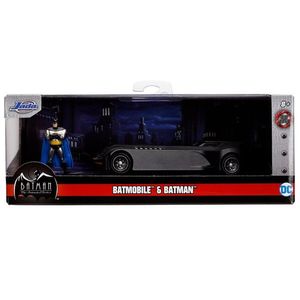 Set masina si figurina din metal, Jada, The Animated Series, Batman si Batmobile, 1: 32 imagine
