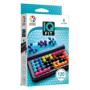 Joc de logica cu 120 de provocari, Smart Games, IQ Fit imagine