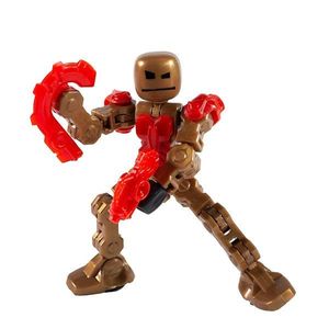 Figurina Robot articulat transformabil KlikBot, Blaze imagine