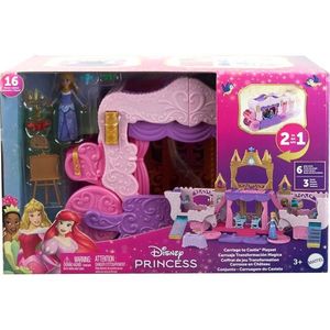 Set de joaca 2 in 1, Disney Princess, Carriage to Castle, HWX17 imagine
