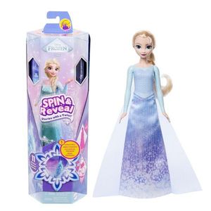 Papusa Disney Frozen, Spin and Reveal, Elsa, Wave 2, JBG59 imagine