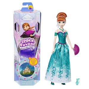 Papusa Disney Frozen, Spin and Reveal, Anna, Wave 2, JBG60 imagine