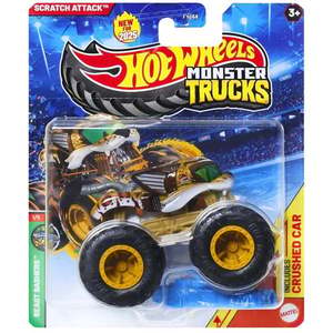 Masinuta Hot Wheels, Monster Truck, Beast Bashers, JDP68 imagine