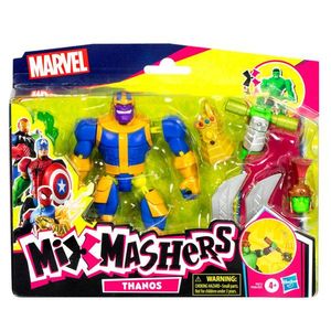 Figurina articulata cu accesorii, Marvel Avengers, Mixmashers, Thanos, F9271 imagine