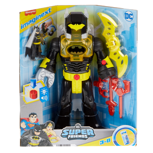 Figurina Imaginext, Dc Super Friends, Batman in costum Exo, 30 cm, HYG31 imagine