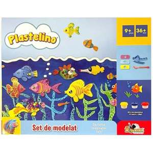 Plastelino - Set de modelat, 9 piese imagine
