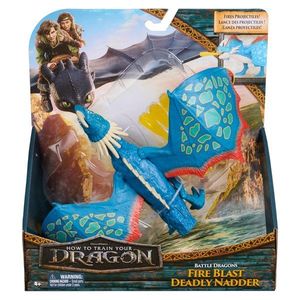 Figurina cu sunete, DreamWorks Dragons, Fire Blast Deadly Nadder, 20151288 imagine