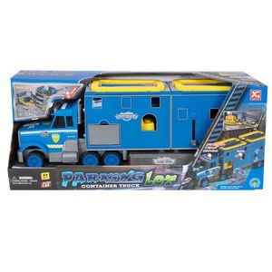 Set de joaca, camion transformabil si 5 masinute, Parking Lot imagine