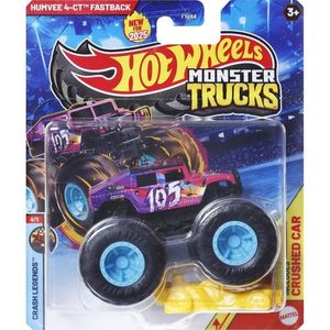 Masinuta Hot Wheels, Monster Truck, Humvee 4-CT Fastback, JCD77 imagine
